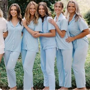Light Blue Women's Pajama Set